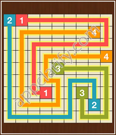 Number Link Puzzling Lines Level 33 Solution