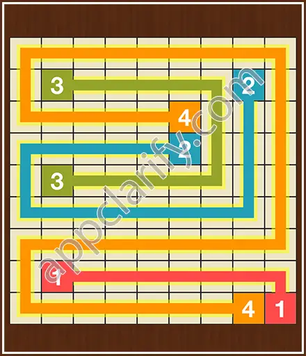 Number Link Puzzling Lines Level 35 Solution