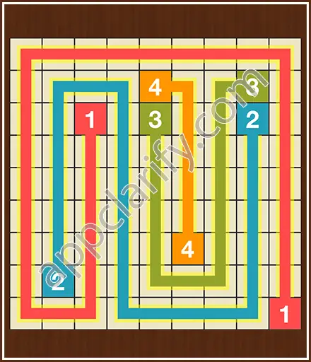 Number Link Puzzling Lines Level 36 Solution