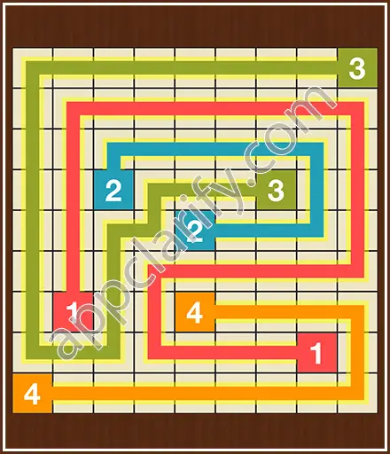 Number Link Puzzling Lines Level 37 Solution