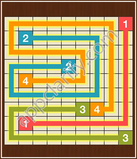 Number Link Puzzling Lines Level 38 Solution