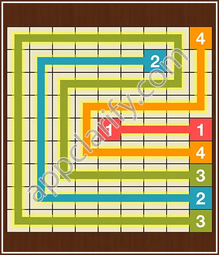 Number Link Puzzling Lines Level 4 Solution