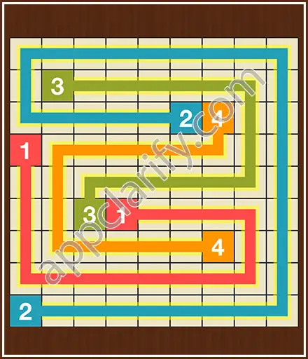 Number Link Puzzling Lines Level 40 Solution