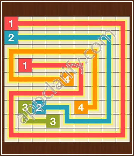 Number Link Puzzling Lines Level 42 Solution