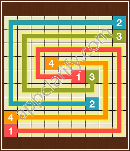 Number Link Puzzling Lines Level 47 Solution