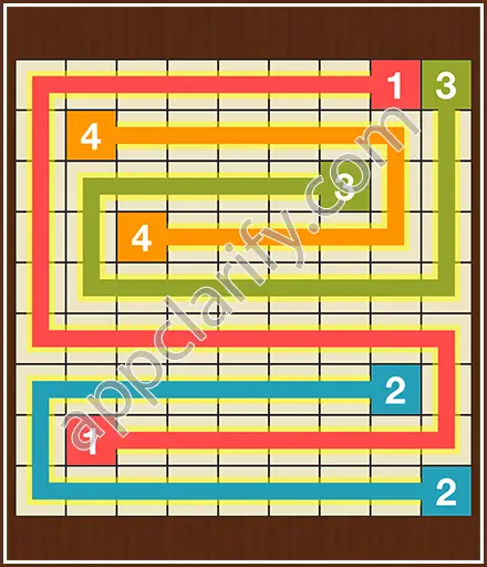 Number Link Puzzling Lines Level 48 Solution