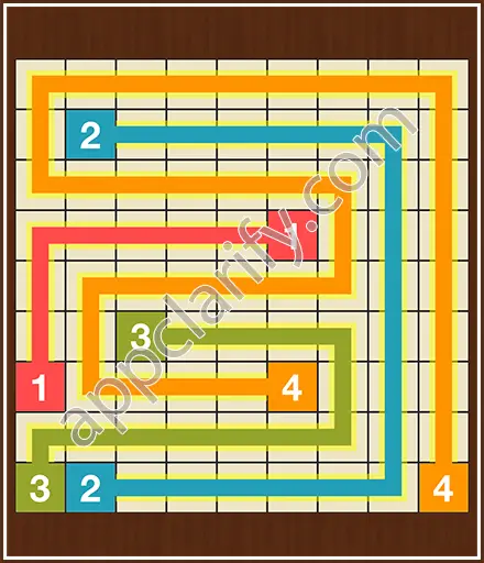 Number Link Puzzling Lines Level 5 Solution
