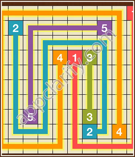 Number Link Puzzling Lines Level 51 Solution