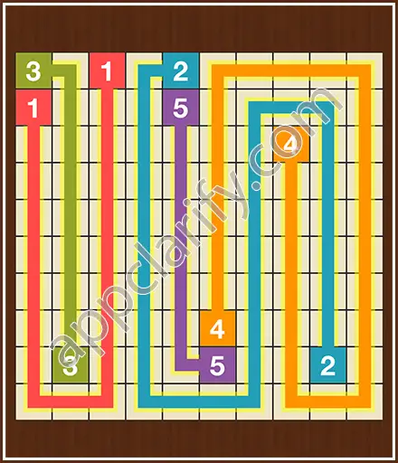 Number Link Puzzling Lines Level 53 Solution