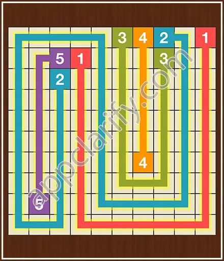 Number Link Puzzling Lines Level 55 Solution