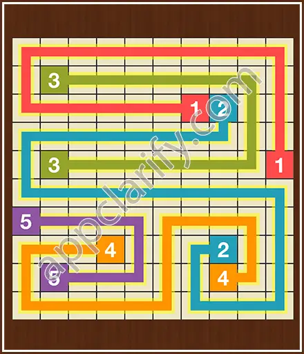 Number Link Puzzling Lines Level 57 Solution