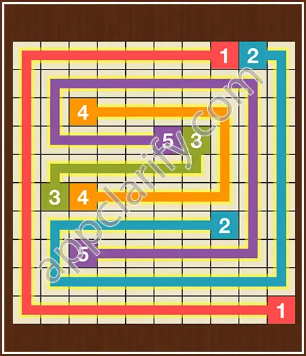 Number Link Puzzling Lines Level 58 Solution