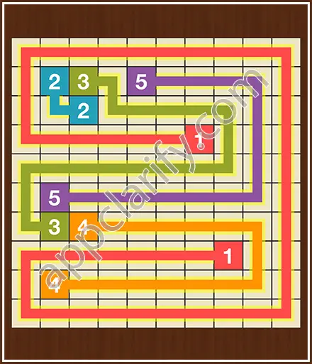 Number Link Puzzling Lines Level 61 Solution