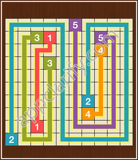 Number Link Puzzling Lines Level 62 Solution