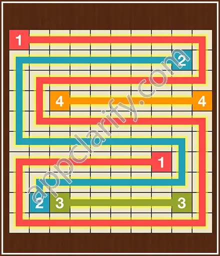 Number Link Puzzling Lines Level 68 Solution