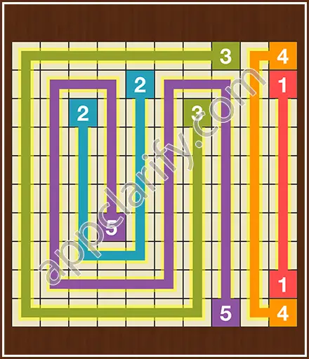 Number Link Puzzling Lines Level 71 Solution