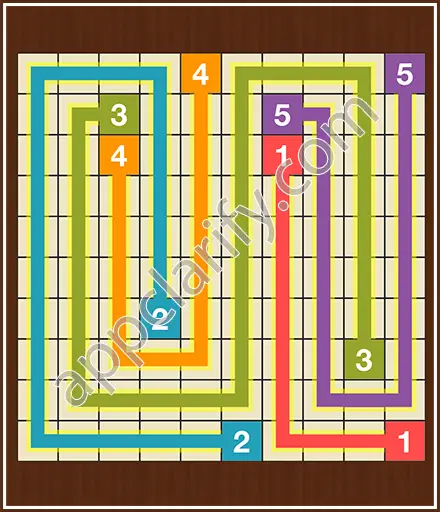 Number Link Puzzling Lines Level 81 Solution