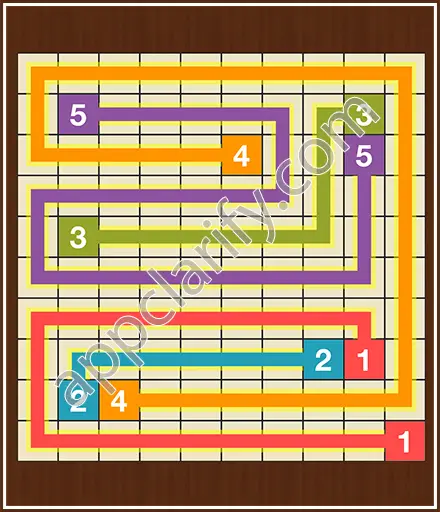 Number Link Puzzling Lines Level 87 Solution