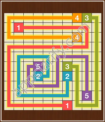 Number Link Puzzling Lines Level 89 Solution