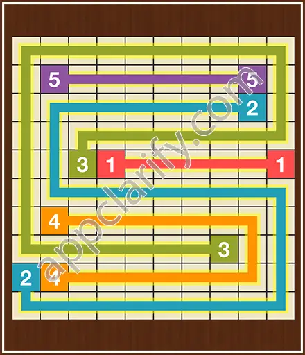 Number Link Puzzling Lines Level 90 Solution