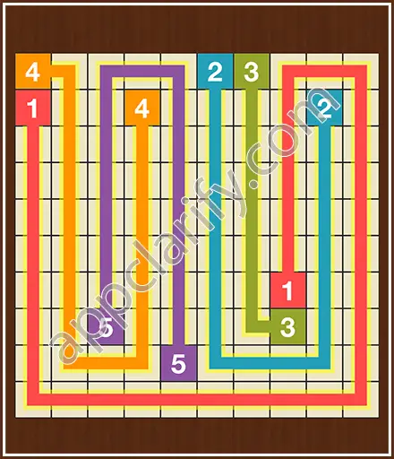 Number Link Puzzling Lines Level 93 Solution