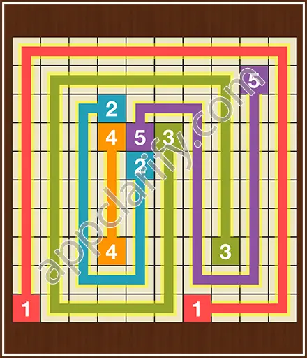 Number Link Puzzling Lines Level 94 Solution