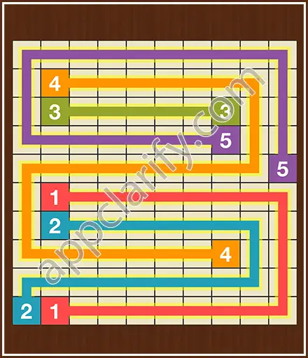 Number Link Puzzling Lines Level 95 Solution