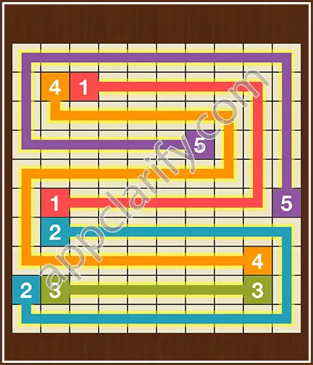 Number Link Puzzling Lines Level 98 Solution