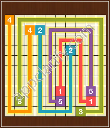 Number Link Puzzling Lines Level 99 Solution