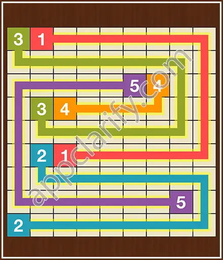 Number Link Sharp Path Level 13 Solution