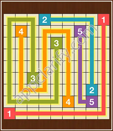 Number Link Sharp Path Level 14 Solution