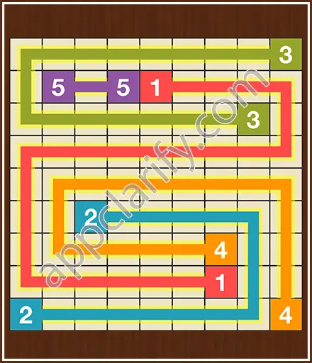 Number Link Sharp Path Level 23 Solution