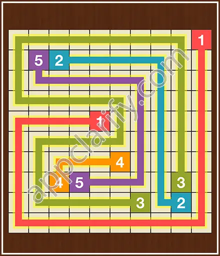 Number Link Sharp Path Level 57 Solution