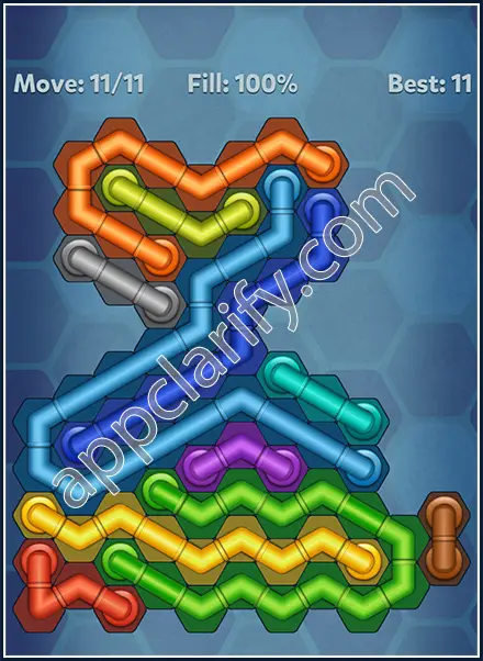 Pipe Lines: Hexa All Star 2 Level 10 Solution