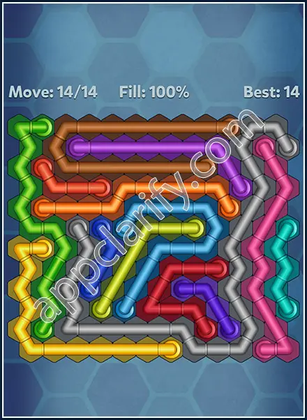 Pipe Lines: Hexa All Star 2 Level 103 Solution