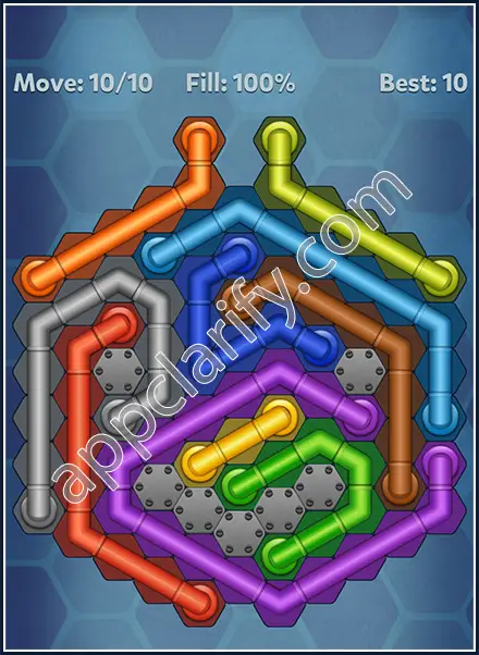 Pipe Lines: Hexa All Star 2 Level 104 Solution
