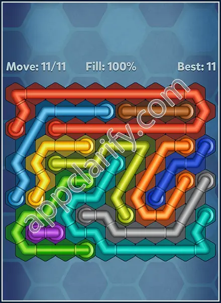Pipe Lines: Hexa All Star 2 Level 105 Solution