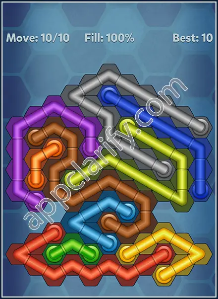 Pipe Lines: Hexa All Star 2 Level 106 Solution
