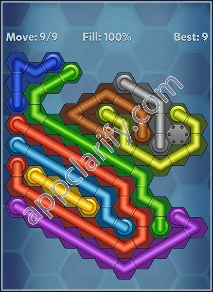 Pipe Lines: Hexa All Star 2 Level 114 Solution