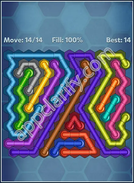 Pipe Lines: Hexa All Star 2 Level 119 Solution