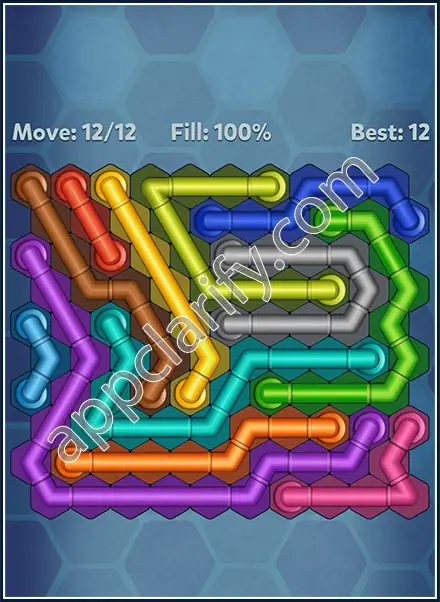 Pipe Lines: Hexa All Star 2 Level 121 Solution