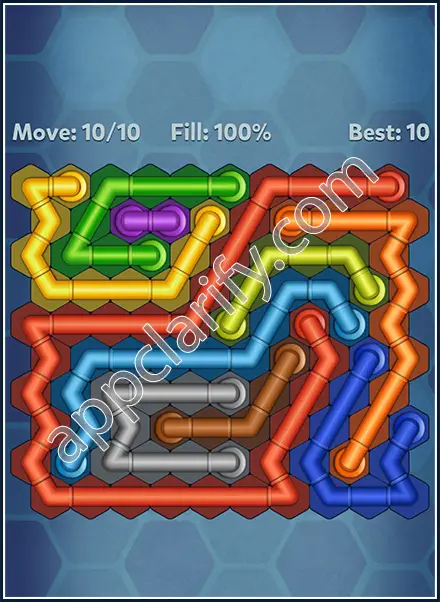 Pipe Lines: Hexa All Star 2 Level 125 Solution