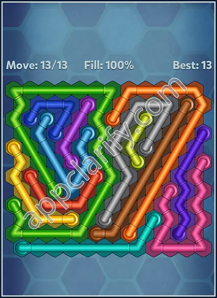 Pipe Lines: Hexa All Star 2 Level 135 Solution