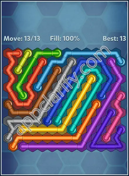 Pipe Lines: Hexa All Star 2 Level 139 Solution