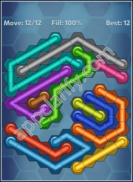 Pipe Lines: Hexa All Star 2 Level 142 Solution