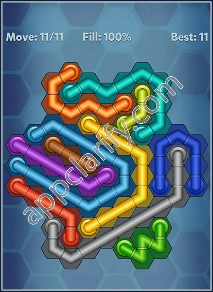 Pipe Lines: Hexa All Star 2 Level 144 Solution