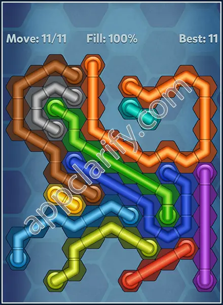 Pipe Lines: Hexa All Star 2 Level 148 Solution
