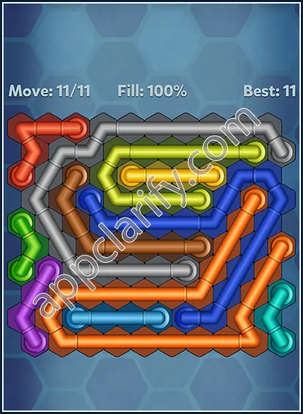 Pipe Lines: Hexa All Star 2 Level 149 Solution