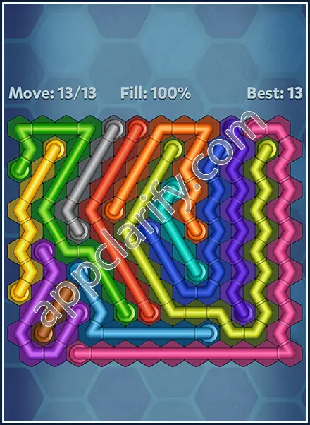 Pipe Lines: Hexa All Star 2 Level 151 Solution