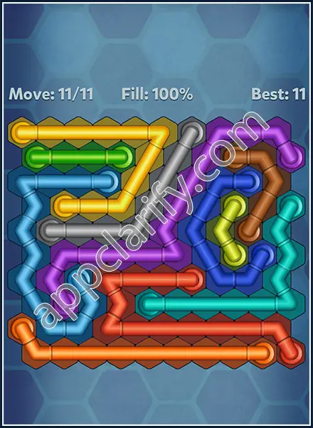 Pipe Lines: Hexa All Star 2 Level 153 Solution